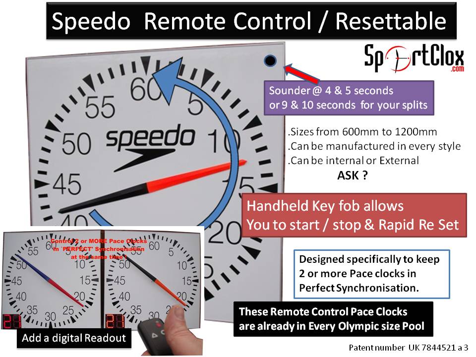 Remote Control Pace Clocks